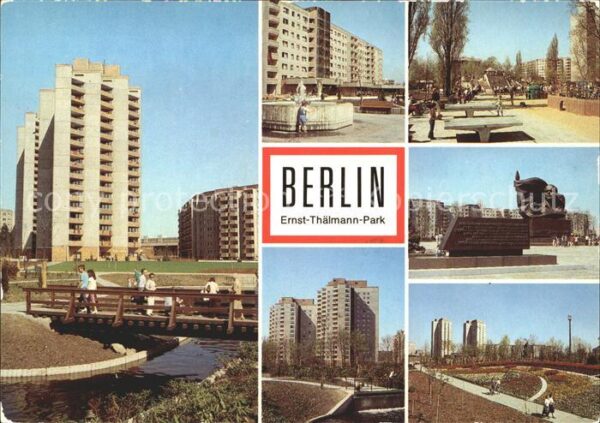 Berlin Ernst Thälmann Park Brunne Franz Dahlem