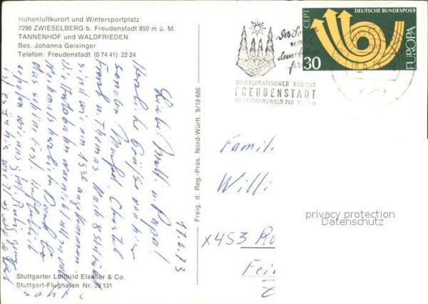 Zwieselberg Freudenstadt Tannenhof Waldfrieden Fliegeraufnahme – Bild 2