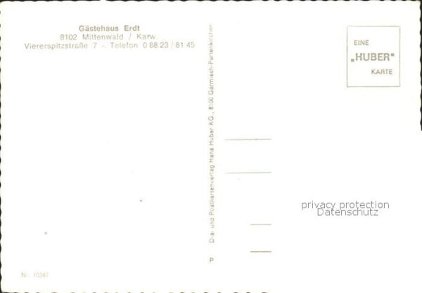 Mittenwald Bayern Gästehaus Erdt – Bild 2