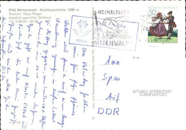 Mittenwald Bayern Korbinianhütte – Bild 2