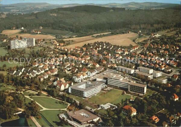 Bad Salzuflen Fliegeraufnahme Seeterrassen Kurklinik