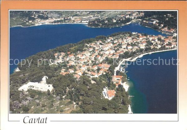 Cavtat Dalmatien Fliegeraufnahme