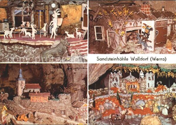 Walldorf Meiningen Sandsteinhöhle Wolf sieben Geisslein Br