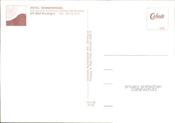 Bad Kissingen Hotel Sonnenhügel – Bild 2