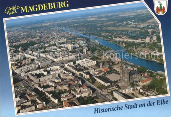 Magdeburg Fliegeraufnahme