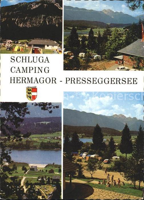 Hermagor Kaernten Schluga Camping Presseggersee Gartnerko