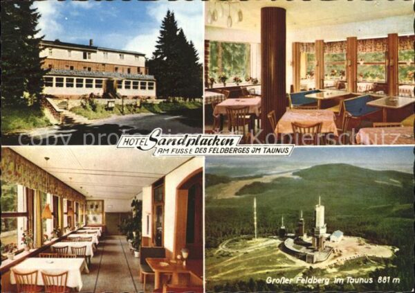 Sandplacken Taunus Hotel Grosser Feldberg Sender Höhenluft