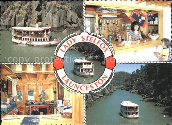 Launceston Australia Lady Stelfox Steamer Cataragt Gorge Bar