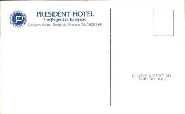 Bangkok President Hotel The Regent – Bild 2