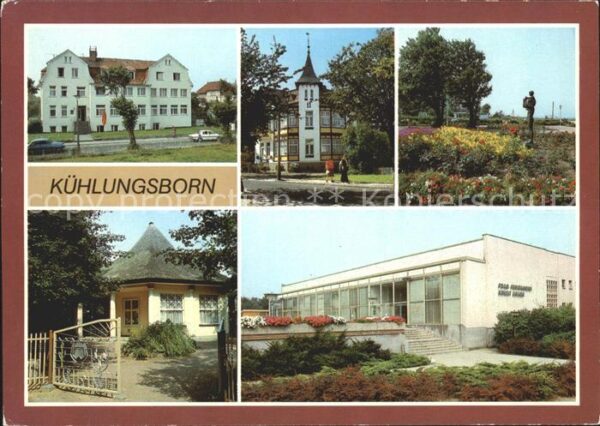Kuehlungsborn Ostseebad FDGB Erholungsheim Gaststätte Promenade