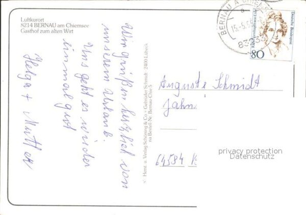 Bernau Chiemsee Gasthof zum Alten Wirt Fassadenmalerei – Bild 2