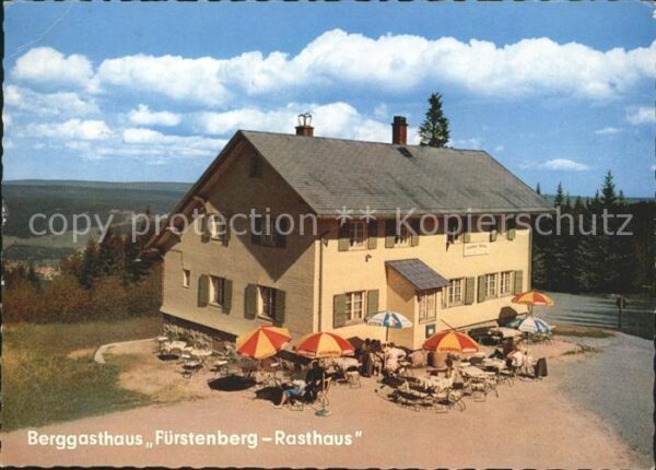 Neustadt Titisee Berggasthaus Fürstenberg Rasthaus Hochf