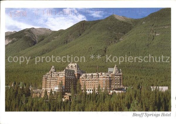 Alberta  Banff Springs Hotel Canadian Rockies