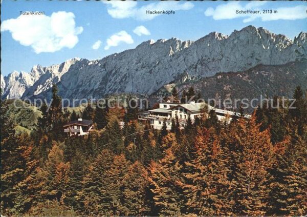 Kufstein Tirol Berghaus Aschenbrenner Kaiserlift Kaise