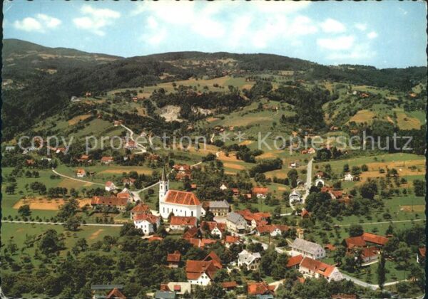 Gams Bad Blick gegen Rosenkogel und Koralpe Flie
