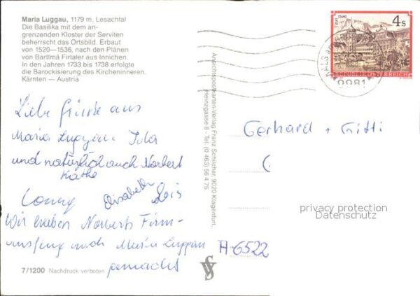 Maria-Luggau Wallfahrtsort im Lesachtal Basilika Klo – Bild 2
