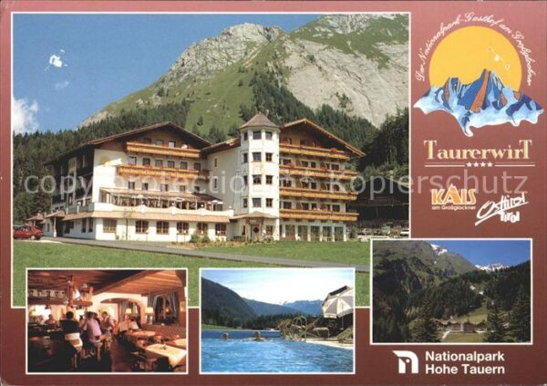 Kals Grossglockner Taurerwirt Gasthof Nationalpark Schwimm