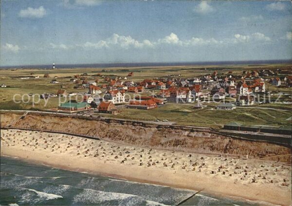 Wenningstedt Sylt Nordseeheilbad Fliegeraufnahme