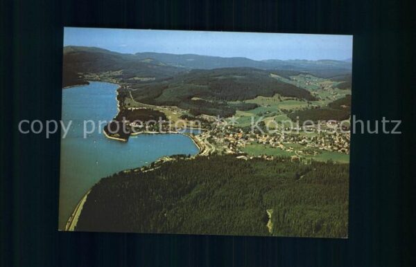 Schluchsee Schwarzwald Fliegeraufnahme