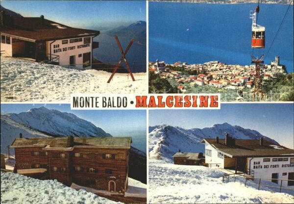 Malcesine Lago di Garda Monte Baldo Bergrestaurant Bergbahn