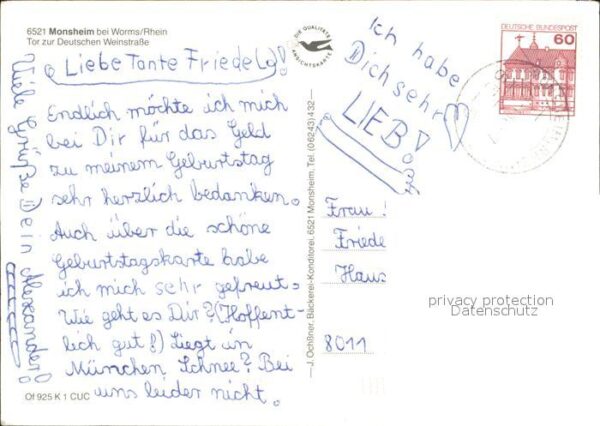Monsheim Denkmal Kirche Pferde Tor zur Deutschen – Bild 2