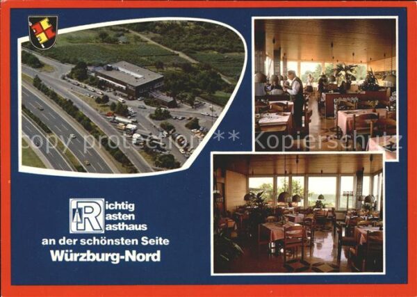 Wuerzburg Autobahnraststätte Würzburg Nord Fliege