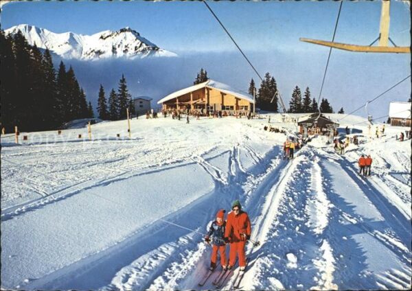 Mellau Vorarlberg Skilift Rosstelle Skigebiet