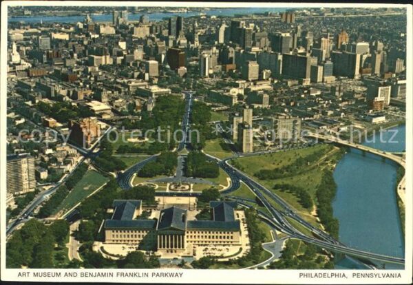 Philadelphia Pennsylvania Art Museum Benjamin Franklin Parkway ae