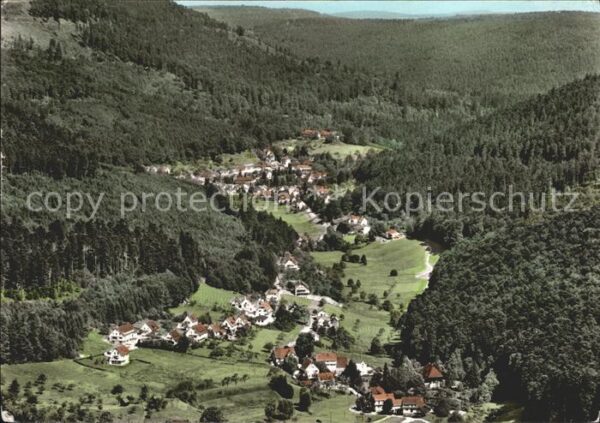 Herrenalb Bad Herrenalb Schwarzwald Fliegeraufnahme