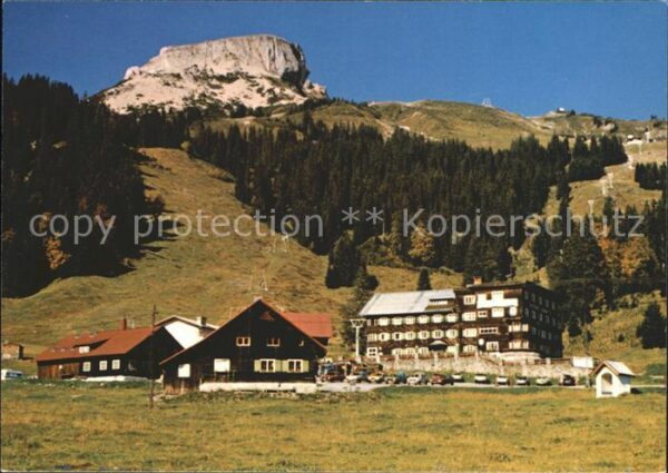 Hirschegg Kleinwalsertal Vorarlberg Berggasthof Auenhütte Schigebiet Wander