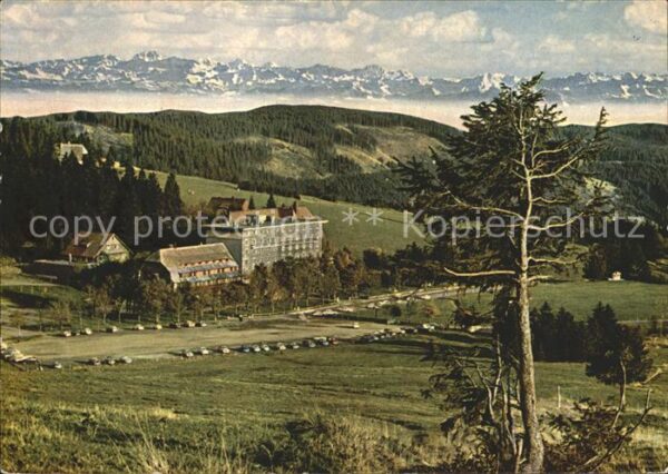 Feldberg Schwarzwald Hotel Feldbergerhof mit Alpensicht