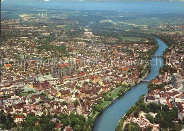 Ulm Donau Münster Fliegeraufnahme