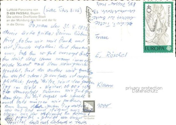 Passau Dreiflüssestadt Inn Ilz Donau Wappen Fl – Bild 2