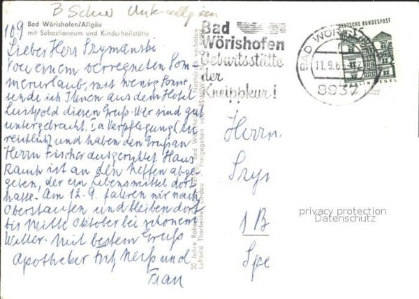 Bad Woerishofen mit Sebastianeum und Kinderheilstätte F – Bild 2