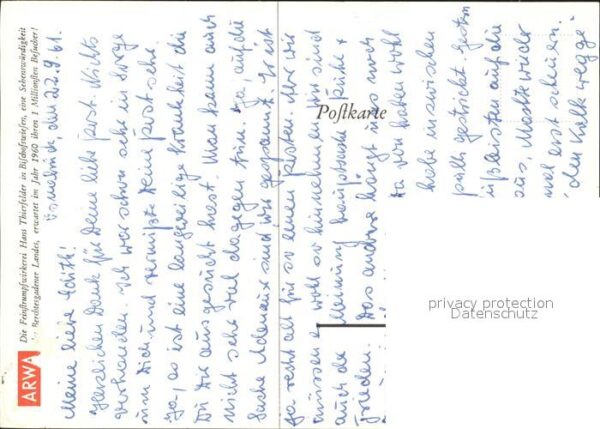 Bischofswiesen ARWA Strumpffabrik – Bild 2