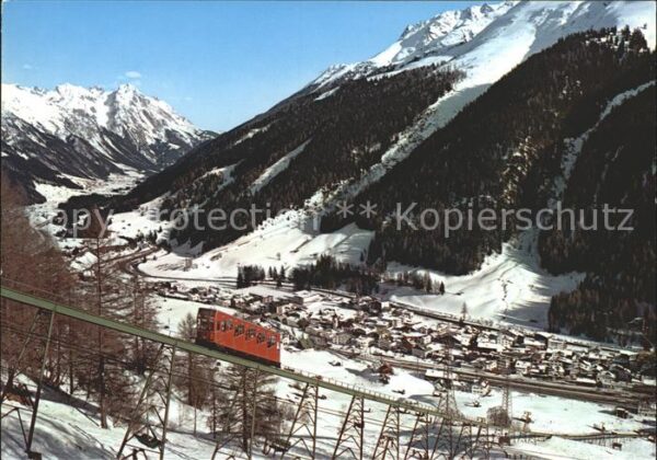 St Anton Arlberg Panorama Wintersportplatz mit Kandaharb