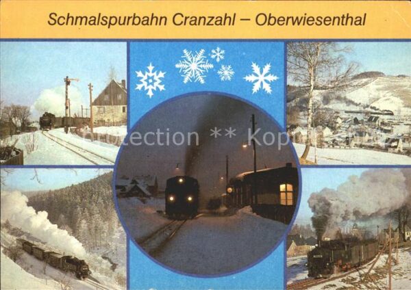 Oberwiesenthal Erzgebirge Schmalspurbahn Cranzahl Dampflokomotive