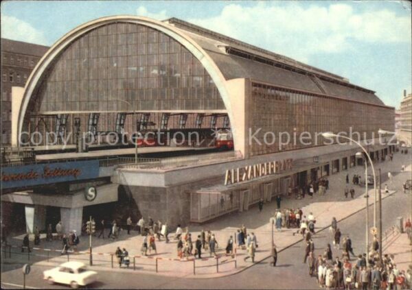 Berlin Bahnhof Alexanderplatz Hauptstadt der D