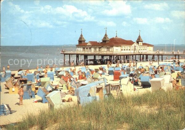 Ahlbeck Ostseebad Seebrücke Technisches Denkmal Strand