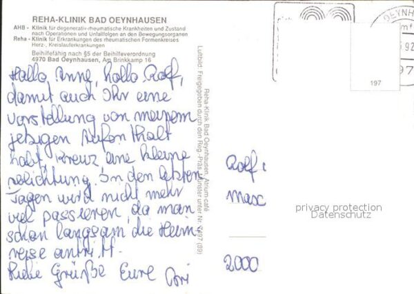 Bad Oeynhausen Reha Klinik Wiehengebirge Porta Westfal – Bild 2