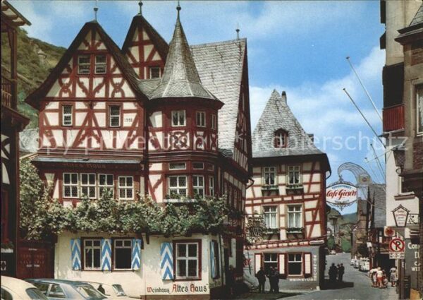 Bacharach Rhein Mittelalterliche Fachwerkhäuser