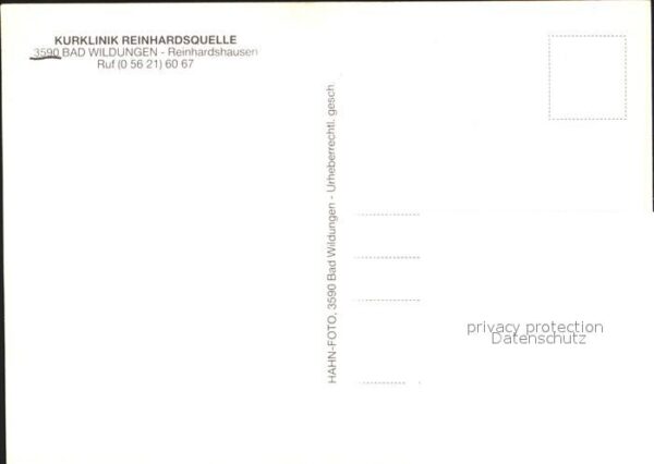 Reinhardshausen Kurklinik Reinhardsquelle – Bild 2