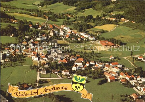 Ampflwang Hausruckwald Reiterhof Fliegeraufnahme