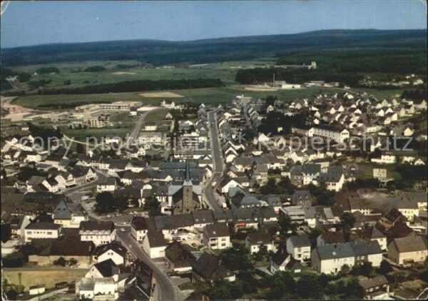 Morbach Hunsrueck Luftkurort Fliegeraufnahme