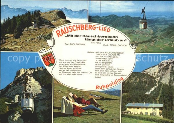 Ruhpolding Rauschberg Lied Gipfel Bergbahn Alpenpa