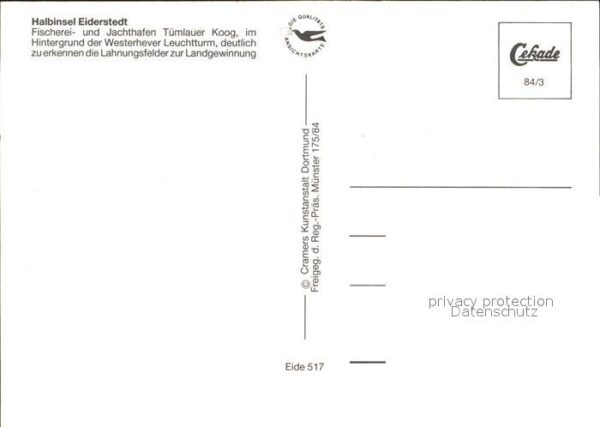 Tuemlauer Koog Hafen Halbinsel Eiderstedt Fliegeraufna – Bild 2