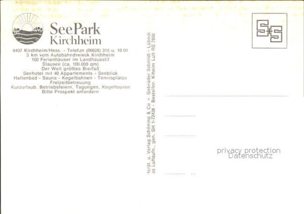 Kirchheim Hessen Seepark Ferienhäuser Stausee Hotel Flie – Bild 2