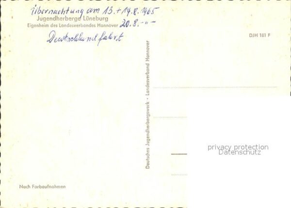 Lueneburg Jugendherberge Kirche Partie am Fluss S – Bild 2