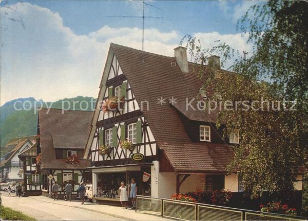 Sasbachwalden Edeka Lebensmittelgeschäft Weinort Schw