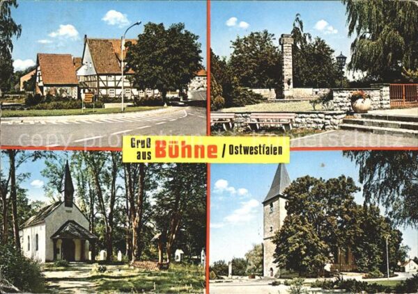 Buehne Westfalen Teilansichten Denkmal Kapelle Turm